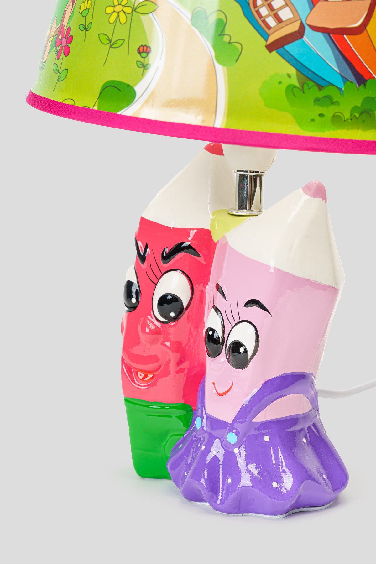 Lámpara Cerámica Lápices Rosa Chinitown Chinitown